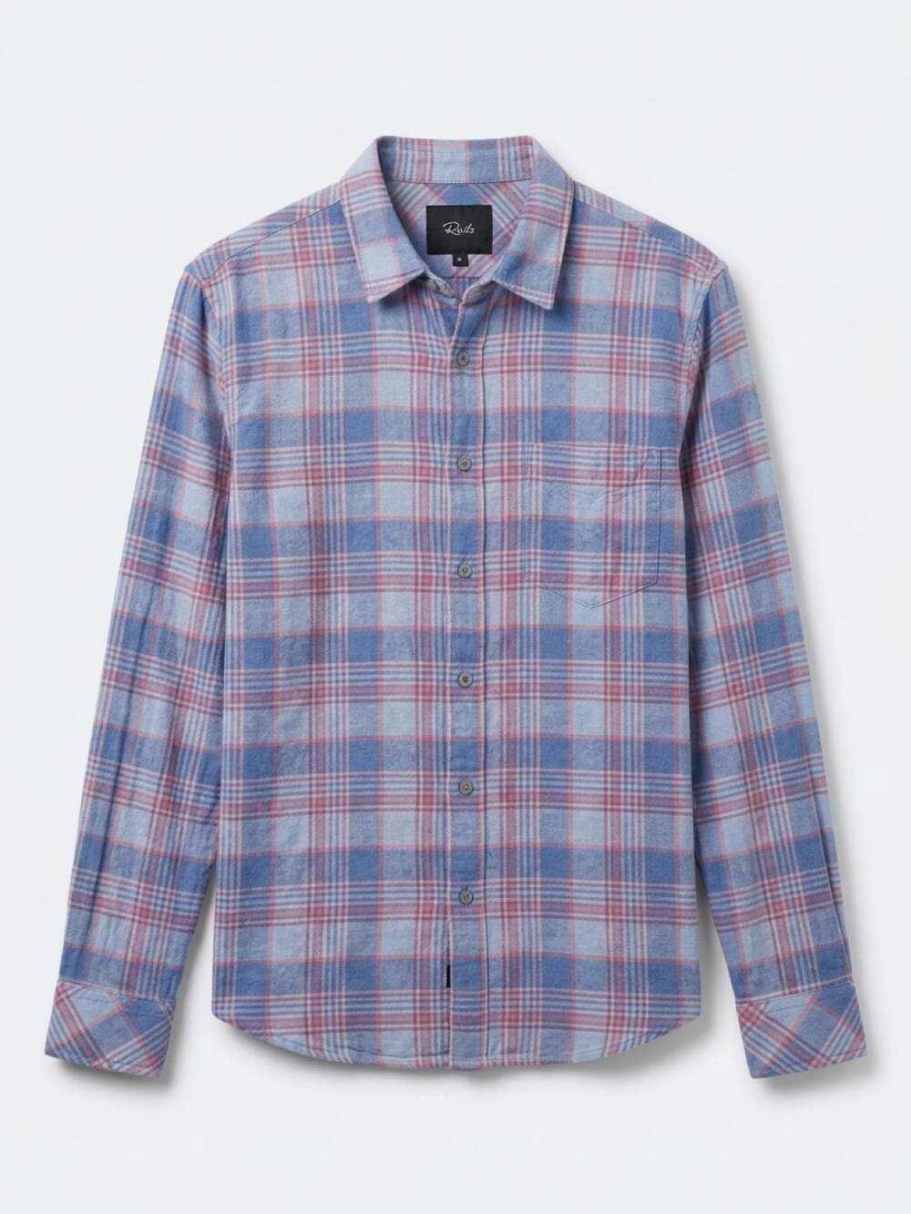 Rails Men's Havana Plaid Linen Shirt